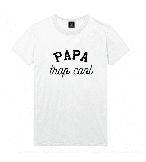 t-shirt homme PAPA TROP COOL