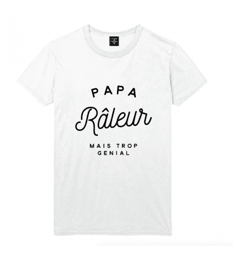 t-shirt homme PAPA RÂLEUR MAIS TROP GENIAL