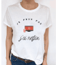 t-shirt femme JE PEUX PAS J\'AI NETFLIX