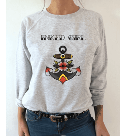 Sweat Femme ANCRE TATTOO