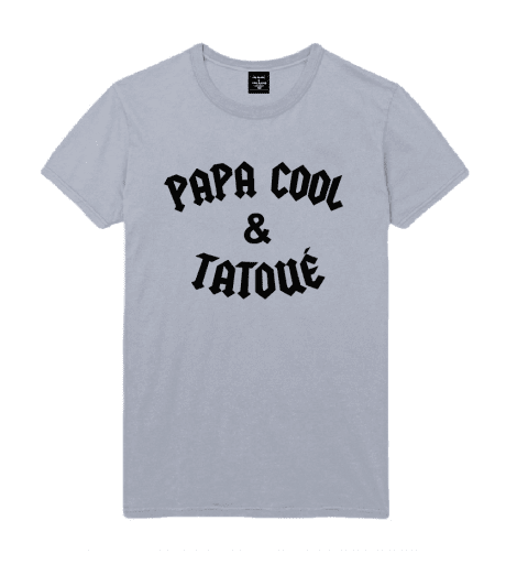 TSHIRT HOMME PAPA COOL ET TATOUÉ