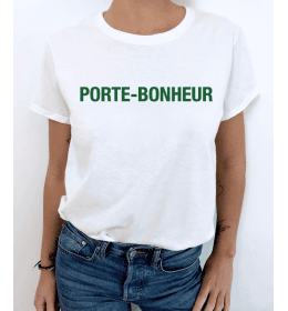 t-shirt femme PORTE-BONHEUR