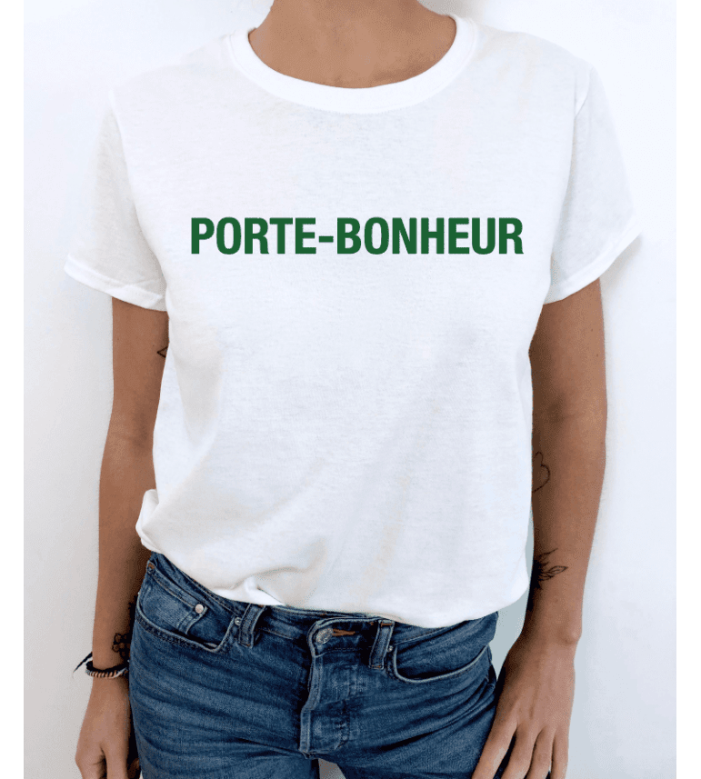 t-shirt femme PORTE-BONHEUR