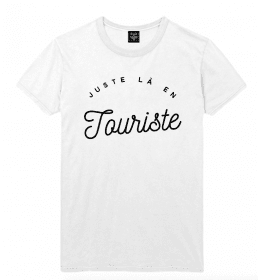 t-shirt homme JUSTE LA EN TOURISTE