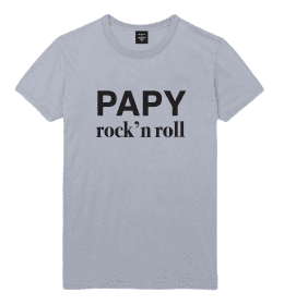 T-SHIRT HOMME PAPY ROCK N ROLL