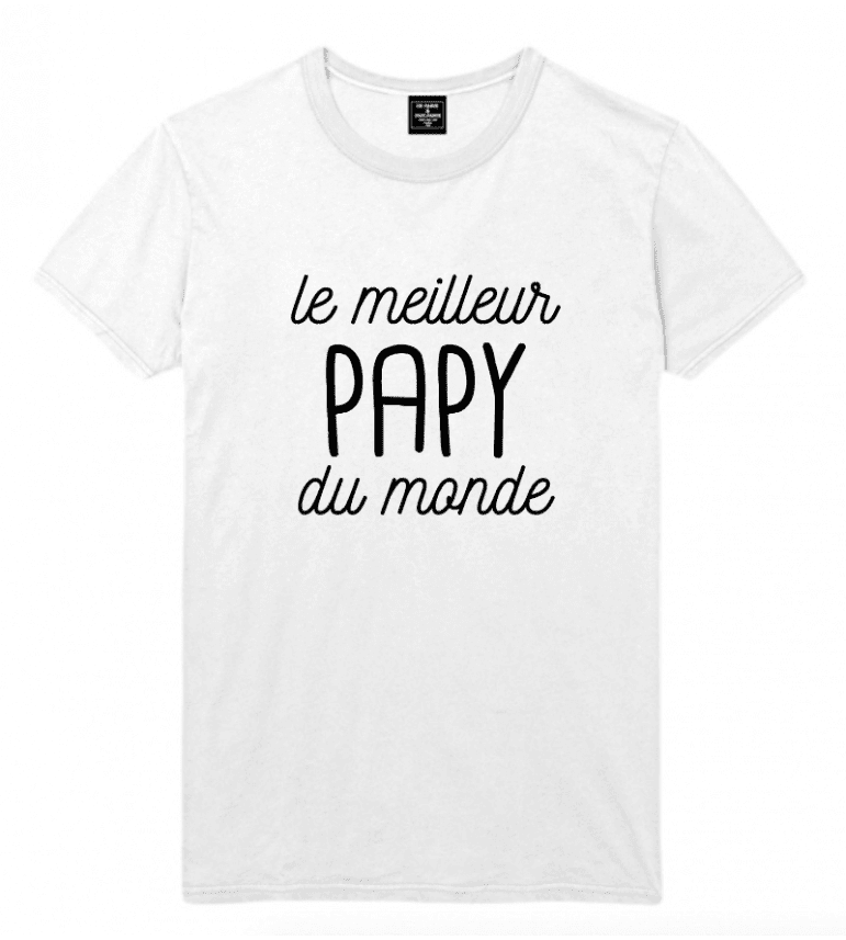 T-SHIRT HOMME LE MEILLEUR PAPY DU MONDE