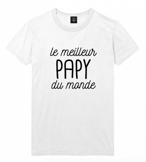 T-SHIRT HOMME LE MEILLEUR PAPY DU MONDE