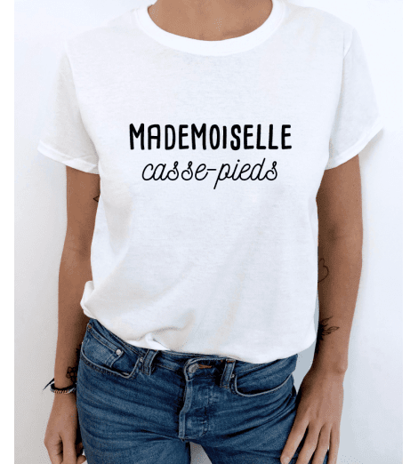 T-shirt MADEMOISELLE A PERSONNALISER