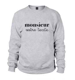 sweat MONSIEUR A PERSONNALISER