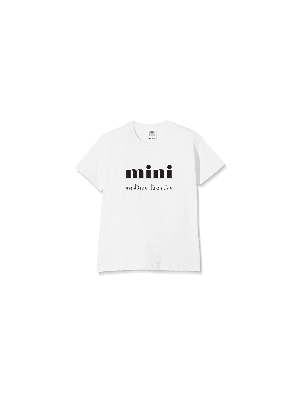 T-shirt enfant "MINI" à personnaliser