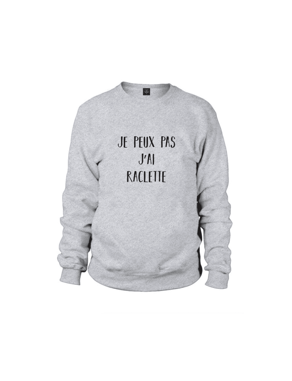 sweat homme "je peux pas" à personnaliser