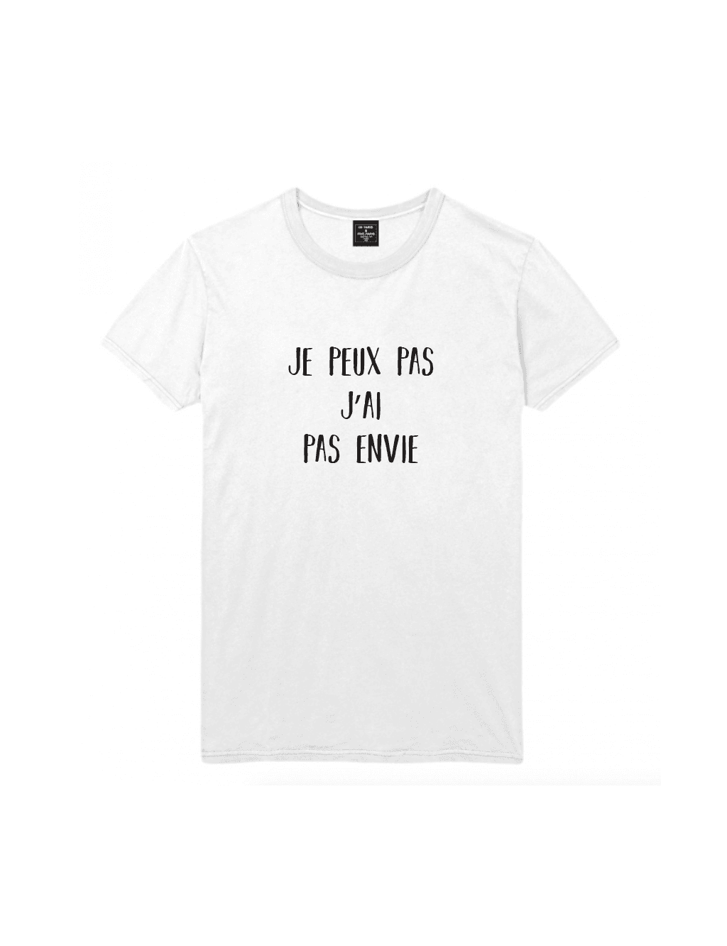 t-shirt homme "je peux pas" à personnaliser