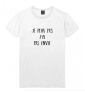 t-shirt homme "je peux pas" à personnaliser