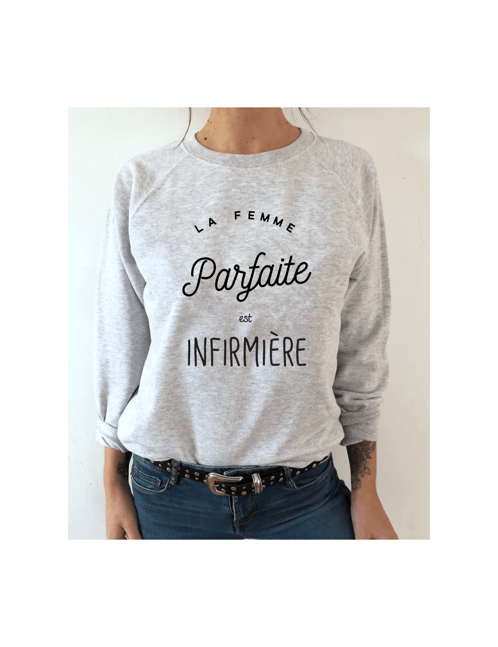 sweat à personnaliser LA FEMME PARFAITE