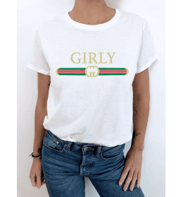 t-shirt femme GIRLY