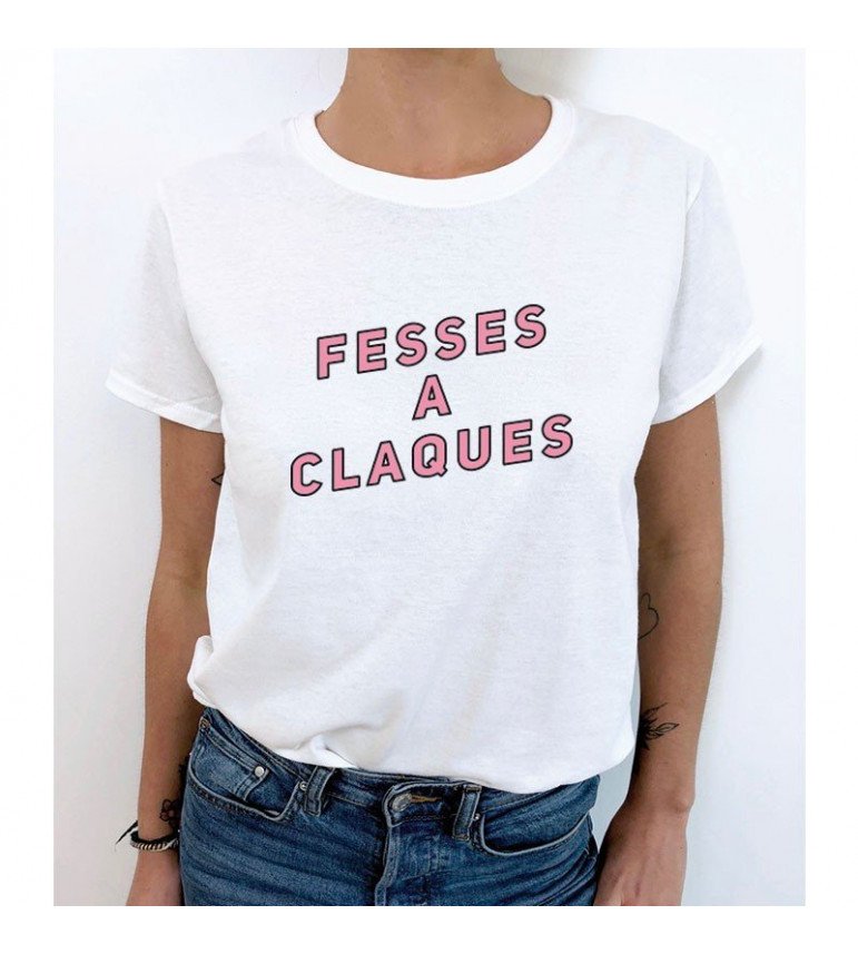 T-shirt femme FESSES À CLAQUES