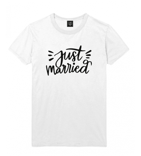 t-shirt homme  JUST MARRIED