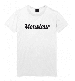 T-shirt homme MONSIEUR