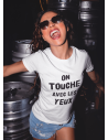 t-shirt femme ON TOUCHE AVEC LES YEUX