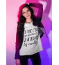 T-shirt femme LE TRUC C\'EST QUE GLOBALEMENT JE M\'EN BATS LES COUILLES