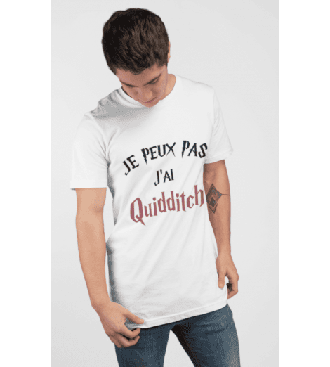 T-shirt homme JE PEUX PAS J'AI QUIDDITCH