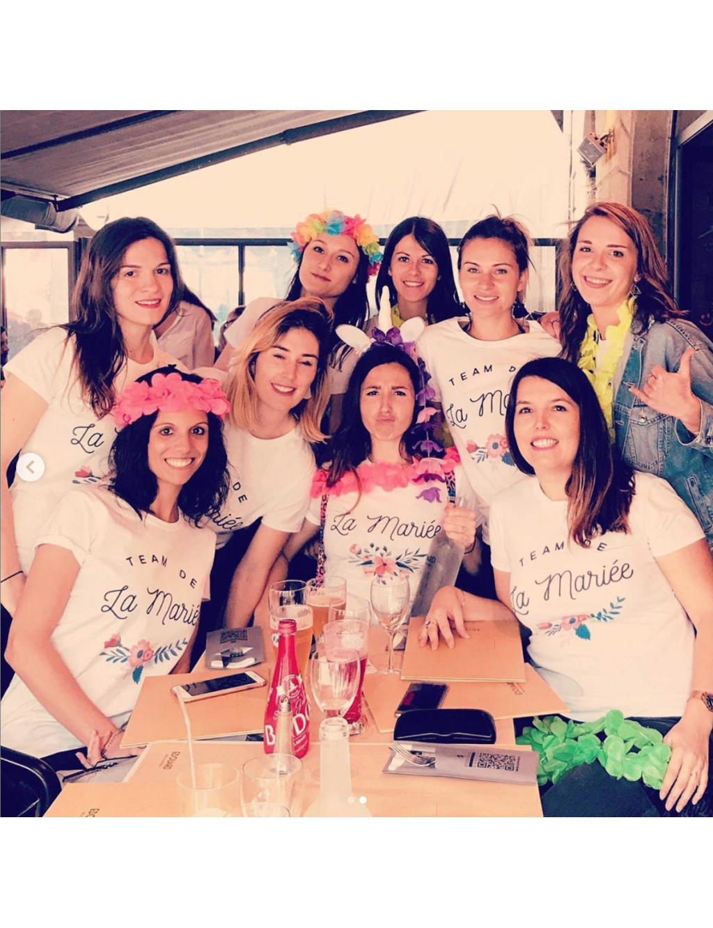 t-shirt femme TEAM DE LA MARIEE