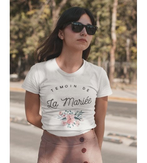 T-shirt Femme TÉMOIN DE LA MARIÉE