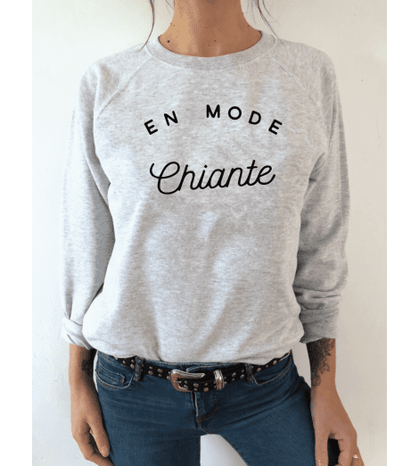 Sweat Femme EN MODE CHIANTE