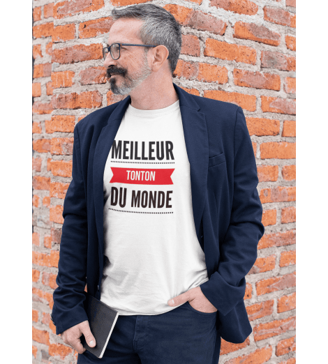 T-SHIRT HOMME LE MEILLEUR TONTON DU MONDE