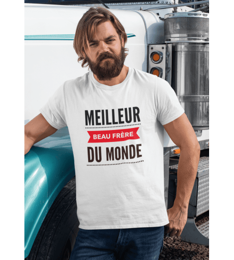 T-shirt homme LE MEILLEUR BEAU-FRÈRE DU MONDE