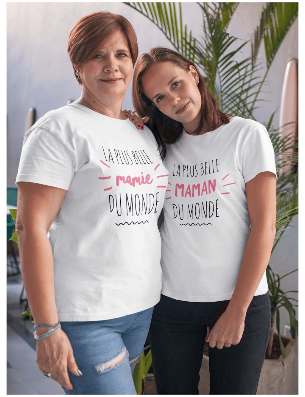 T-shirt femme LA PLUS BELLE MAMIE DU MONDE