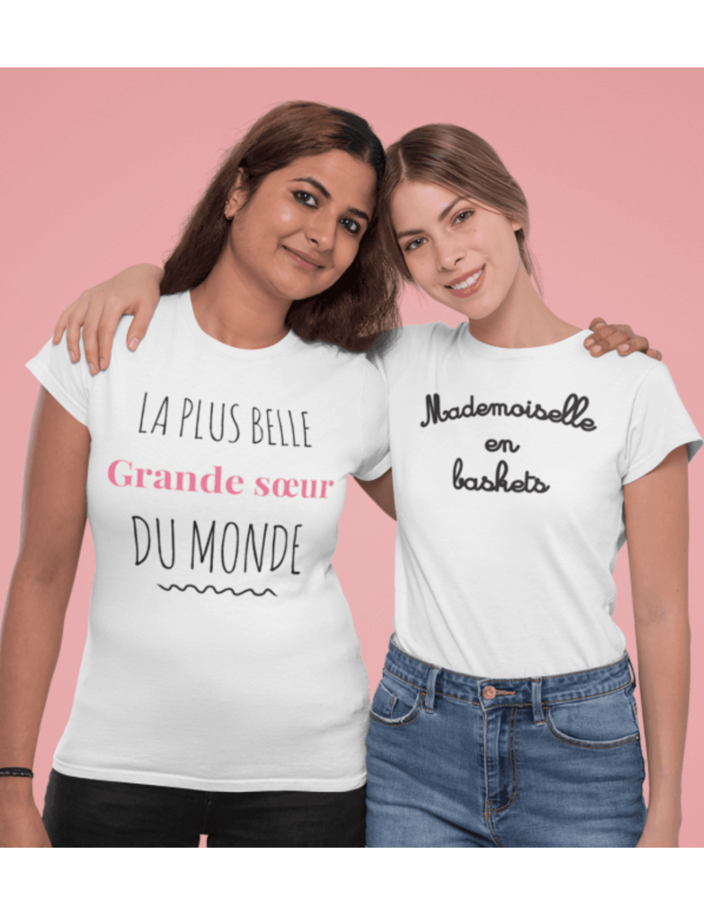 T-shirt femme LA PLUS BELLE GRANDE SOEUR DU MONDE