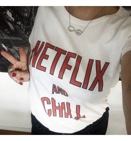 T-shirt femme NETFLIX AND CHILL