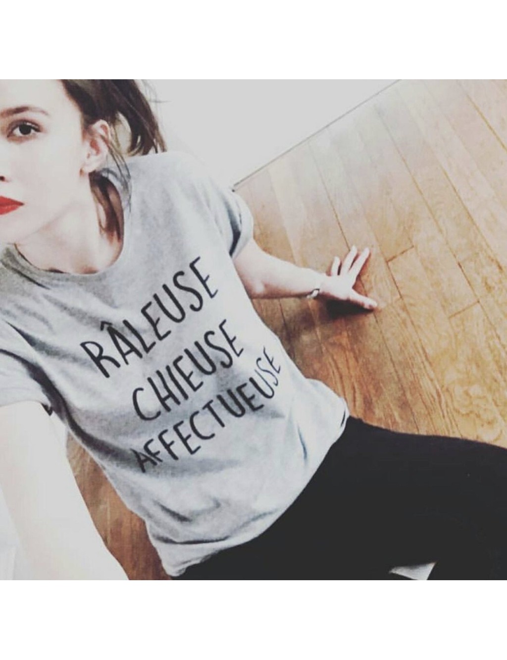 T-shirt Femme RÂLEUSE CHIEUSE AFFECTUEUSE