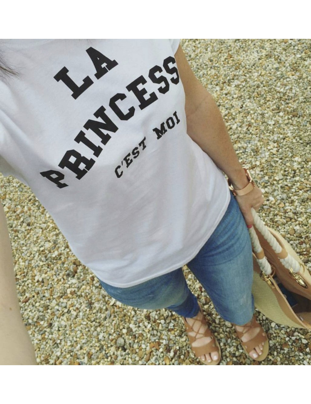 T-shirt femme LA PRINCESSE C'EST MOI 