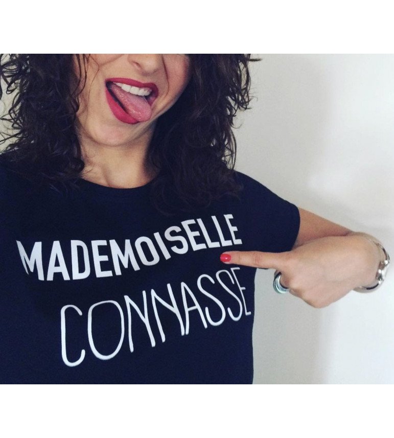 T-shirt femme MADEMOISELLE CONNASSE 