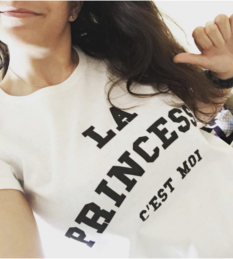 T-shirt femme LA PRINCESSE C'EST MOI 