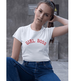 T-shirt femme GIRL BOSS