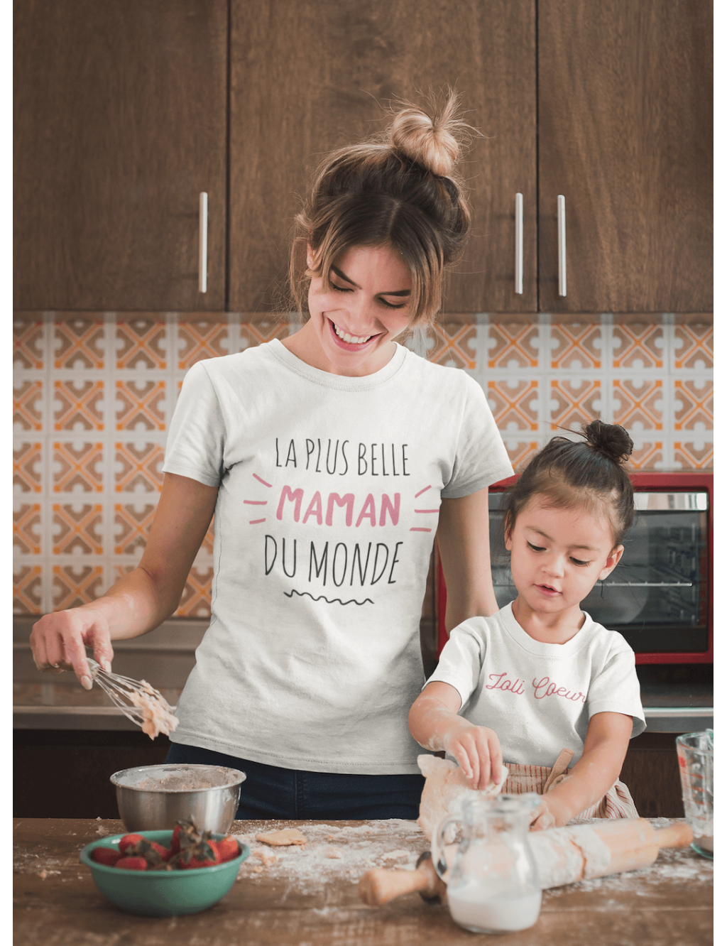 T-SHIRT FEMME LA PLUS BELLE MAMAN DU MONDE
