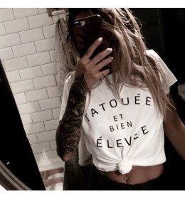 T-shirt TATOUÉE et bien ÉLEVÉE