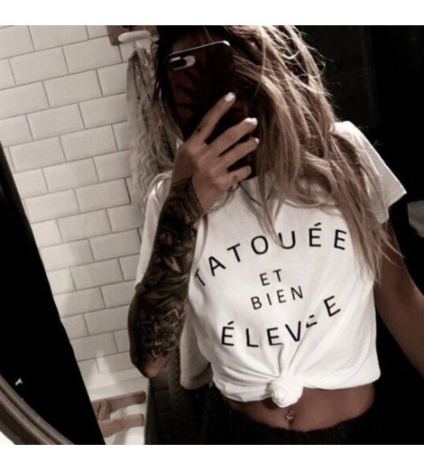 T-shirt TATOUÉE et bien ÉLEVÉE