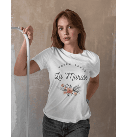 t-shirt La Mariée à personnaliser