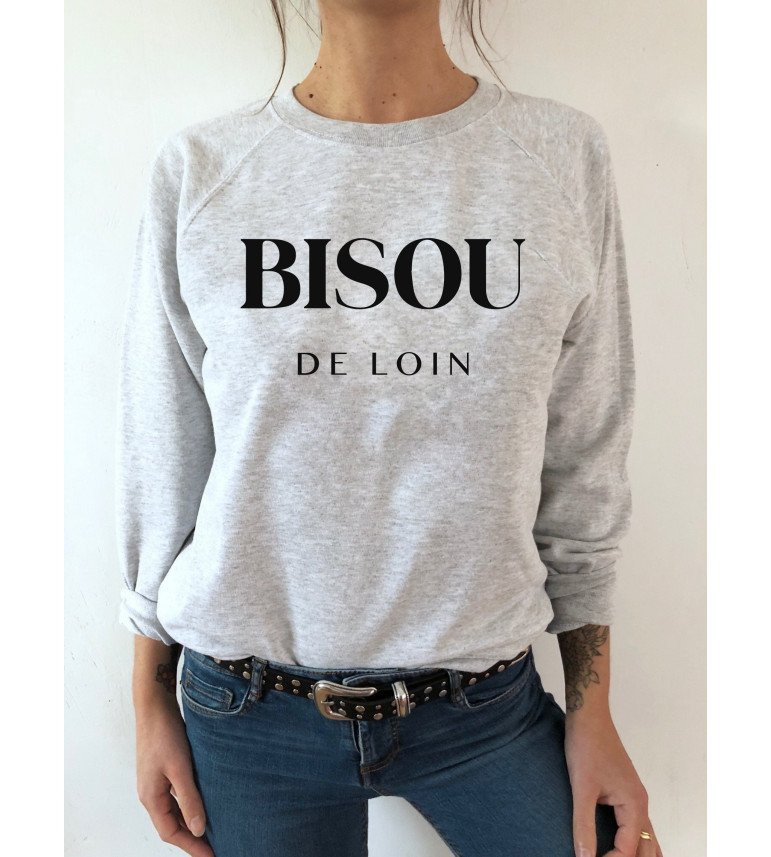 Sweat femme BISOU DE LOIN