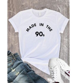 T-Shirt femme MADE IN THE 90s