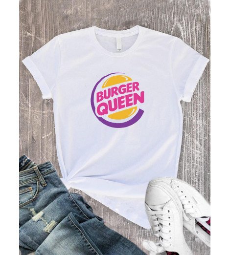 T-Shirt femme BURGER QUEEN