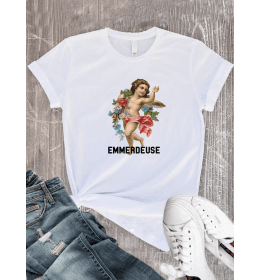 T-shirt Femme ANGE EMMERDEUSE