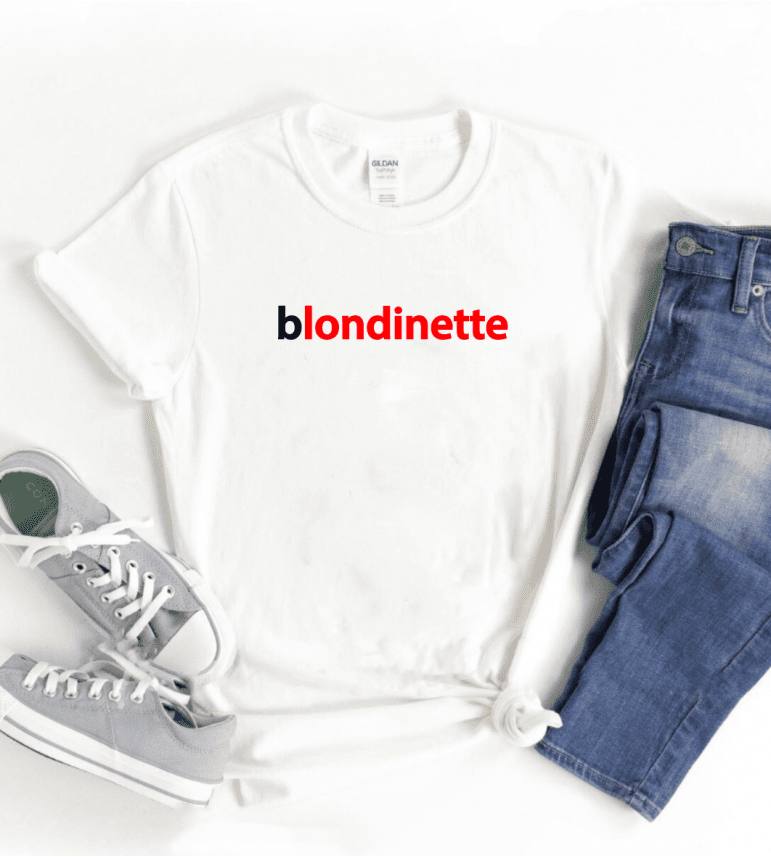 T-shirt Femme BLONDINETTE