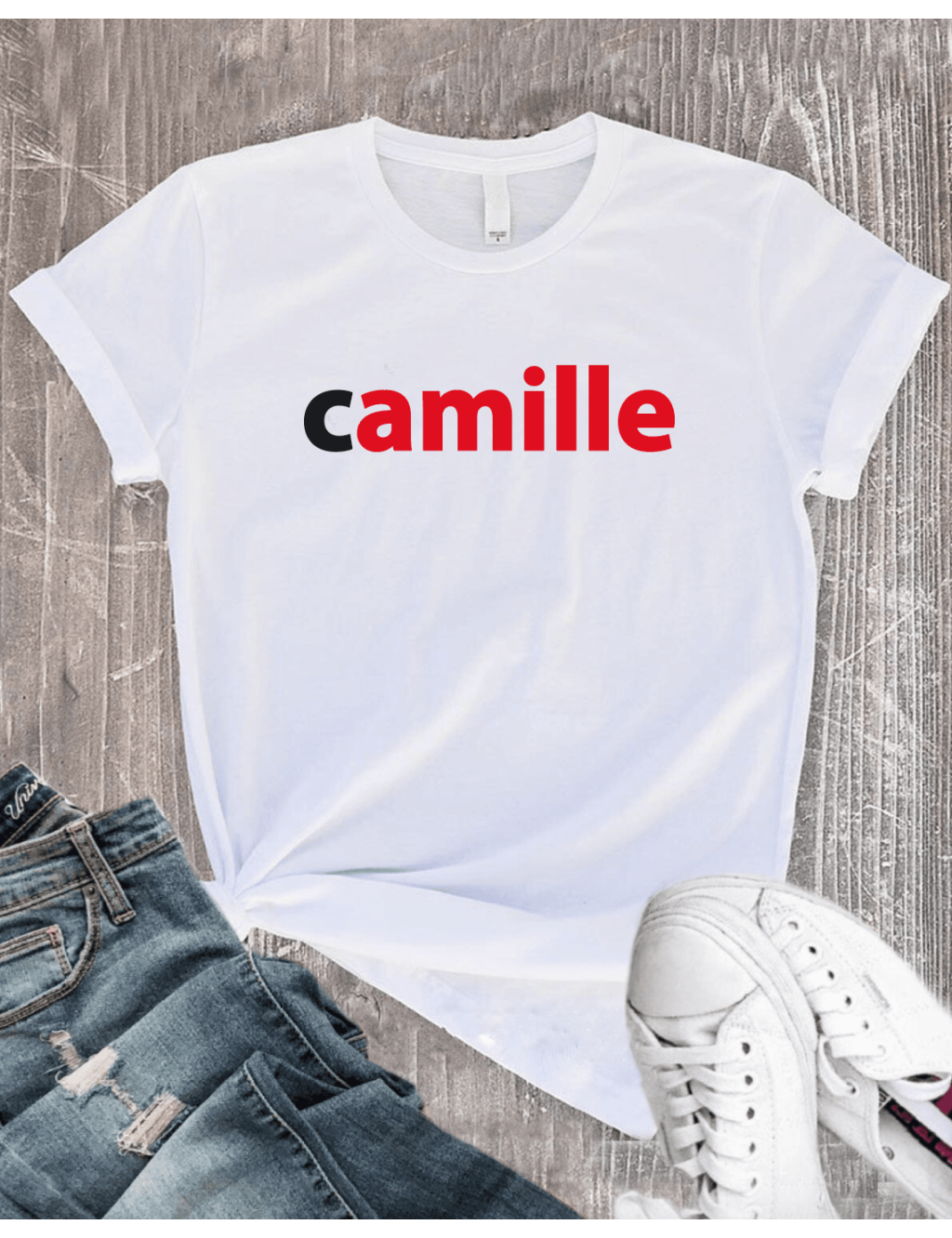 T-shirt Femme PRÉNOM NUTELLA PERSONNALISÉ