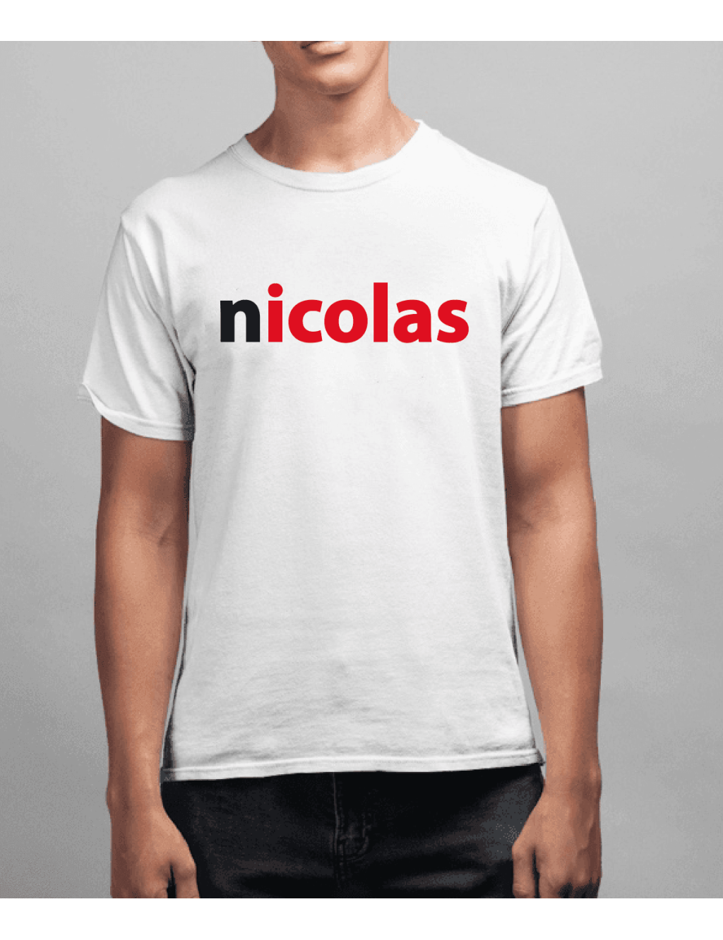 T-shirt Homme PRÉNOM NUTELLA PERSONNALISÉ