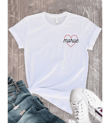 T-shirt Femme COEUR MORUE